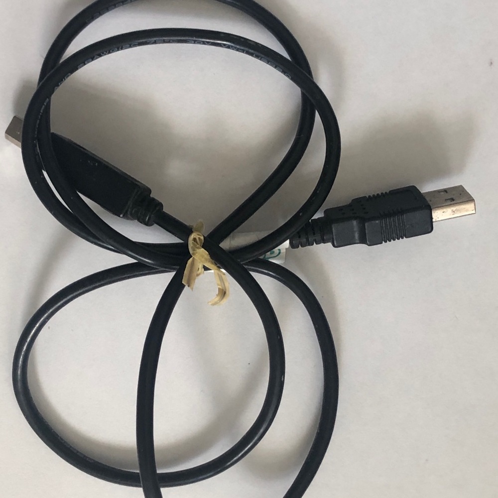 Black Printer Cable - Picture 2 of 5